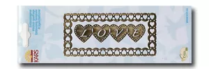 Embossing stencil embossing stencil template Kars Erica design love hearts love - Picture 1 of 1