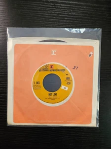 T REX 45 Marc Bolan HOT LOVE b/w One Inch Rock + Seagull Woman - Picture 1 of 6