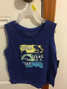 BRAND NEW GIRL'S SIZE 7-8 ATHLETIC WORKS GRAPHIC MESH BACK TANK TOP - Picture 1 of 4