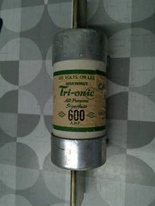 Shawmut Tri-onic TR600 600A 250V Sicherung **kostenloser Versand** - Bild 1 von 2
