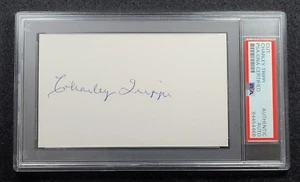 CHARLEY TRIPPI signierte 3x5 Karteikarte - Chicago Cardinals - PSA gekapselt - Bild 1 von 4