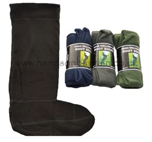 New Men’s Wellington Boot Socks Fleece Welly Liners Size 6-11 100% Polyester - Picture 1 of 1
