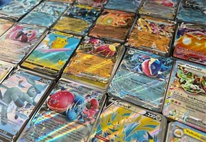 Pokemon Karten Sammlung 50 Stück mit Holos und 1 seltener V/EX original DE - Picture 1 of 1