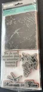 TPC Ancestral Collage Mixed Media Cling Unmounted Rubber Stamp 2010988 - Picture 1 of 4
