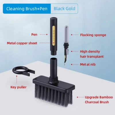 Multifunction Clean Brush Tools for Keyboard Cleaner Laptop Bluetooth Earphone  - Image 1 of 4