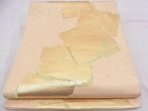 JAPANESE KIMONO HONBUKURO OBI PURE SILK VINTAGE E2616 - Picture 1 of 5