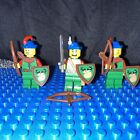 Lego Forestmen Minifigure Lion Knights' Castle Archer X 3