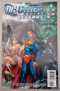 DC Universe Online Legends #2 DC Comics 2011 Batman Superman Wonder Woman En estado bastante bueno+/casi nuevo - Imagen 1 de 6