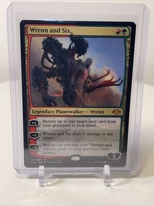 Magic Gathering-MTG-Wrenn y Six-Horizontes Modernos-PAQUETE FRESCO-SIN LÁMINA - Imagen 1 de 5