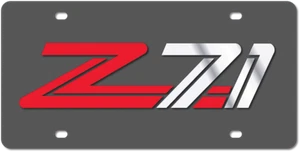For 1999 Chevrolet Z71 Carbon Steel License Plate - Picture 1 of 2