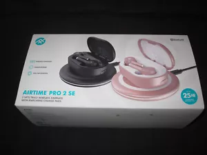New Truly Wireless Earbuds iFrogz Airtime Pro 2 with 2 Charging Pads (Set of 2) - Picture 1 of 5