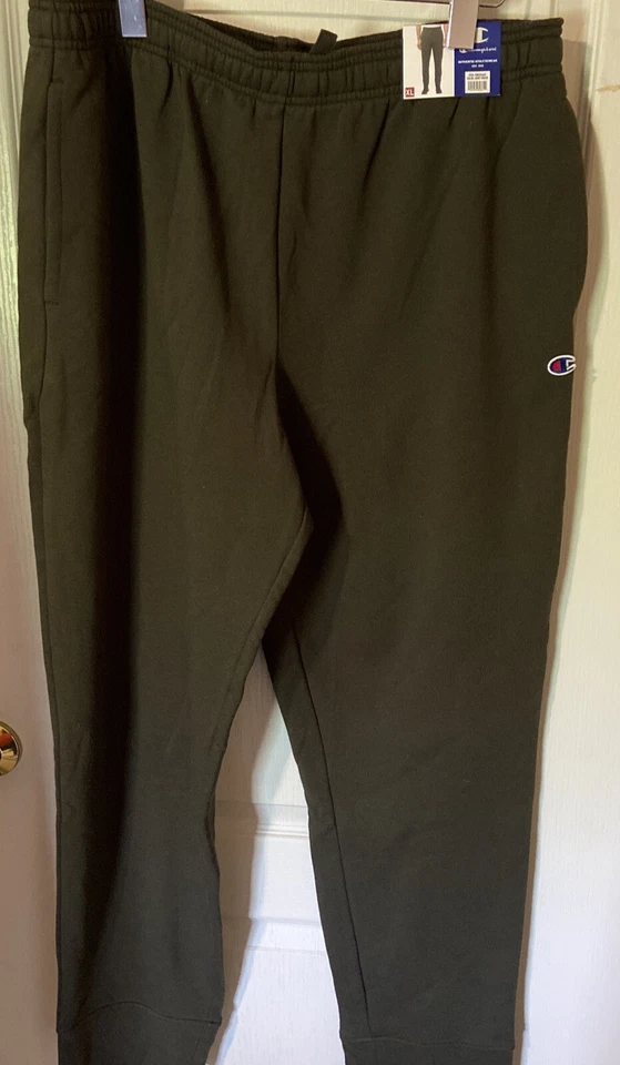Champion Mens Army Green Elastic Waist Authentic Athleticwear Sweatpants Size XL