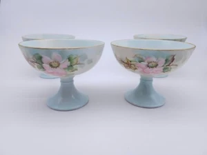 Vintage 4er Set Germany Thomas Bavaria Porzellan handbemalt Rosen floral - Bild 1 von 6