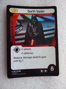 DARTH VADER 2007 Star Wars WizKids Pocketmodel TCG Rare Foil #109 - Picture 1 of 2