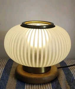 Lampada Vetro Murano Venini Vintage Righe - Foto 1 di 8