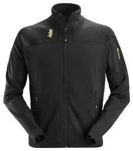 Snickers Body Mapping Micro Fleece Arbeitsjacke Schwarz - Bild 1 von 4