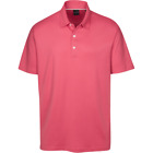Dunning Carlow Solid Jersey Performance Polo 40-42" Chest - Rosewood