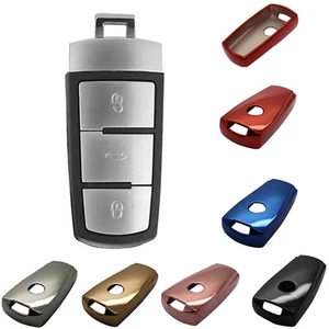 VW Cc Passat B6 B7 - Funda Protectora - las Llaves Del Coche - Negro Rojo - Picture 1 of 7