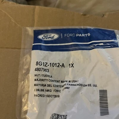 OEM NUEVO 2011-2019 Ford Explorer Tuerca Original Ford 8G1Z1012A Foto 1 de 2