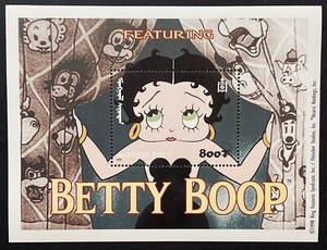 MONGOLEI BETTY BOOP BRIEFMARKEN S/S 1999 POSTFRISCH ANIMIERTE CARTOONFIGUR - Bild 1 von 1