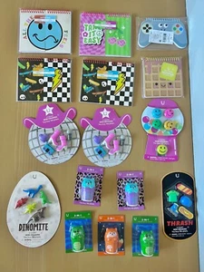 Lot of Kids School Supplies Arts & Crafts Notebooks Erasers Pencil Sharpeners - Picture 1 of 1