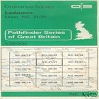 CARTINA MAP GREAT BRITAIN LEDMORE SURVEY ORDNANCE 25000
