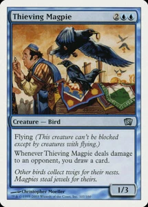 Magic MTG Tradingcard Eighth Edition 2003 Thieving Magpie 107/350 - Bild 1 von 1