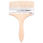 220 x 135mm Wide Bristle Hair Wooden Handle Paint Brush Wall Painting Tool U4W1