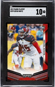 2019 Panini Playoff #299 Devin White ROOKIE SGC 10 GEM MINT RC  - Picture 1 of 2