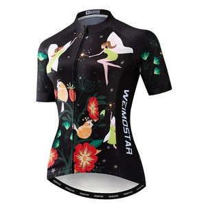 Camiseta deportiva de ciclismo manga corta para ciclismo ropa de bicicleta con bolsillos transpirable - Imagen 1 de 15