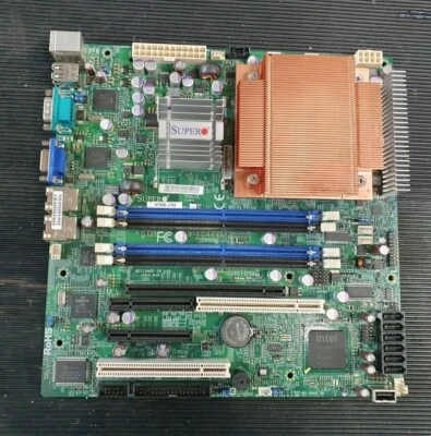 SUPER X7SBL-LN2 REV 1.01A  MOTHERBOARD W/ INTEL E5200 SLB9T 2.50GHZ PROCESSOR (R - Image 1 of 4