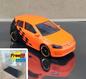Majorette Volkswagen Golf VII GTI Neon Orange 1/64 (3 inches) no Package - Picture 1 of 8