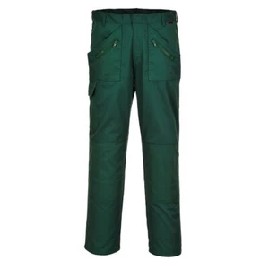 Portwest S887 Action Cargo Work Trousers Bottle Green - Picture 1 of 3