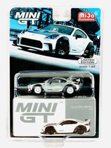 persecución! Mini GT 1:64 Toyota GR86 LB Nation Blanco Diecast Modelo Coche MGT00769 - Imagen 1 de 1