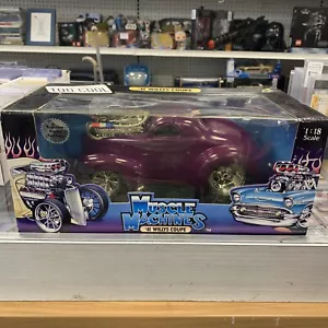Muscle Machines 41 Willys Coupe - Purple - Diecast 1:18 Scale NEW in Box - Picture 1 of 8