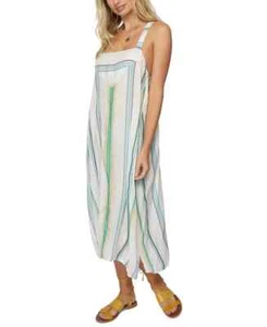 O'NEIL MIRANDA GESTREIFTES MIDI SCHWIMMEN ABDECKKLEID GRÖSSE M NEU - Bild 1 von 3