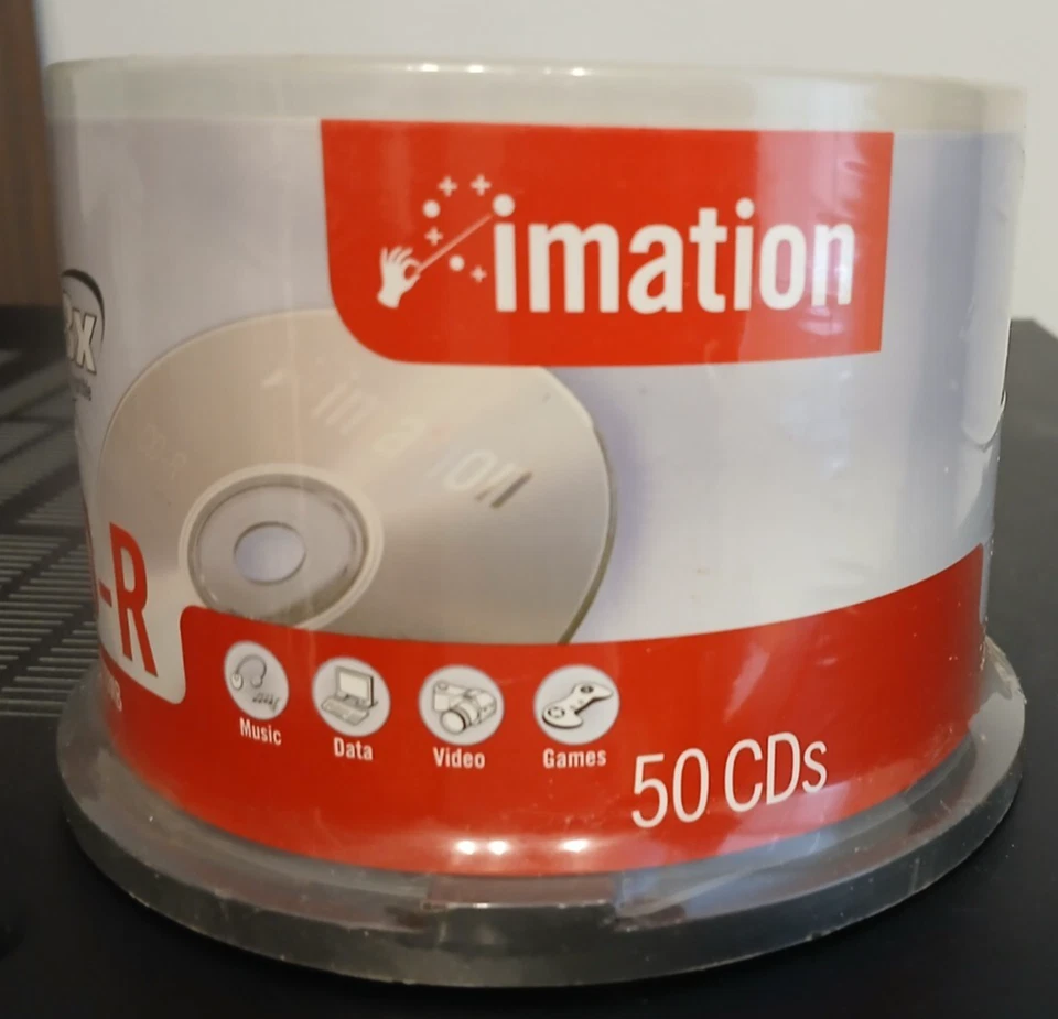 Imation 50 Pack CD-R  1x-48x / 80 min /700 MB New Factory Sealed - Image 1 of 4