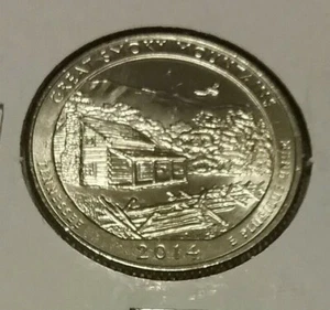 2014 Great Smoky Mtn Tenn D America the Beautiful Quarter - BU - Uncirculated - Picture 1 of 2