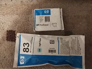 2011 Genuine HP 83 Light Cyan UV Printhead Cleaner DesignJet 5000 5500 C4964A - Photo 1/1