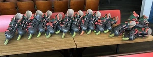 Rollerblade Lot!!! 25 Pair Of Rental Roller Blades And Parts - Picture 1 of 21