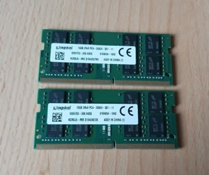 Kingston KCRXJ6-MIE 16GB 2Rx8 PC4-2666V-SE1-11 *2 unidades* *Usado* - Imagen 1 de 2