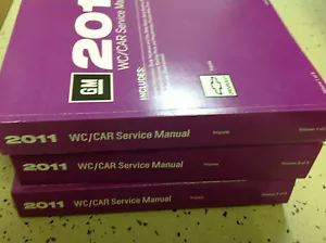 2011 CHEVY CHEVROLET IMPALA Service Workshop Shop Repair Manual Set OEM - Picture 1 of 8