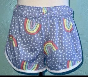 Cat & Jack Rainbow Shorts Bottoms Big Kid Girls Sz 8 70s Style ๐ - Picture 1 of 3