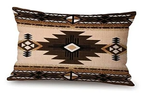 American Southwest Aztec Pillow Covers 12" x 20" Lumbar Pillow Covers Jcp96 - Picture 1 of 7