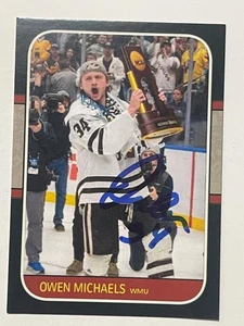 WMU Broncos OWEN MICHAELS Signed Card - Picture 1 of 1