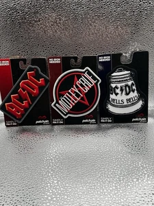 Patch Pin 3 Stück AC/DC Hells Bells Motley Crue - Bild 1 von 2