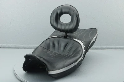 2017 Harley Electra Glide CORBIN 2UP Front Driver Rear Seat + Backrest #4102 - Image 1 of 4