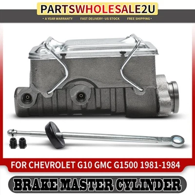 1 in Brake Master Cylinder with Reservoir for GMC G1500 Chevrolet G10 1981-1984 - Image 1 of 4