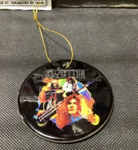 Led Zeppelin Themed Ceramic Hanging Christmas Ornament (Ornamentally You) - Picture 1 of 2