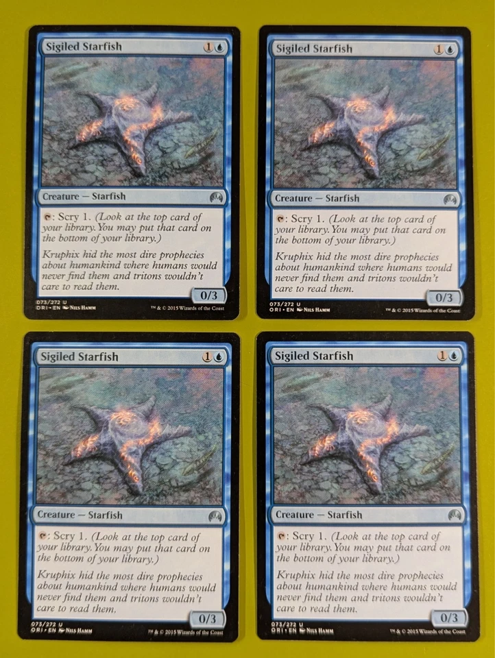 Sigiled Starfish x4 Magic Origins 4x Playset Magic the Gathering MTG - Image 1 of 1